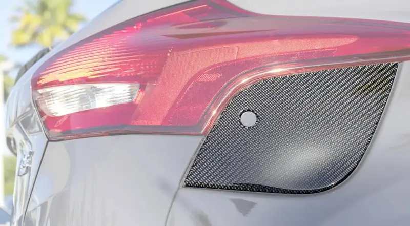 Fuel Lid Accent Overlay Fits 2015-2018 Ford Focus, Rs, St 1