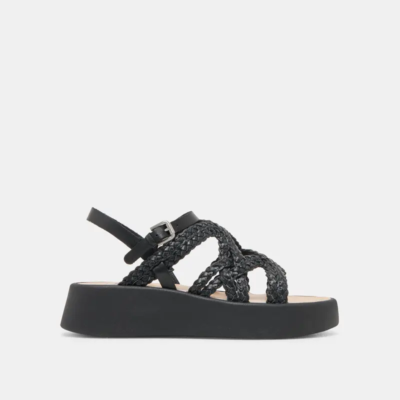 Gatsby Sandals Black Leather - Re:Vita 1