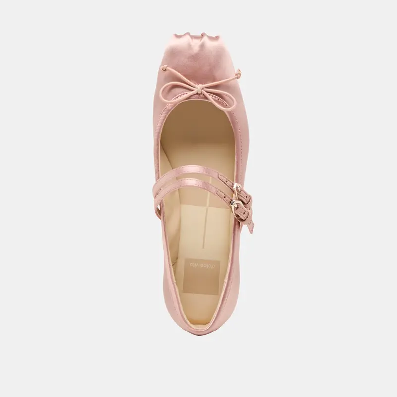 Gibsen Ballet Flats Blush Satin 10