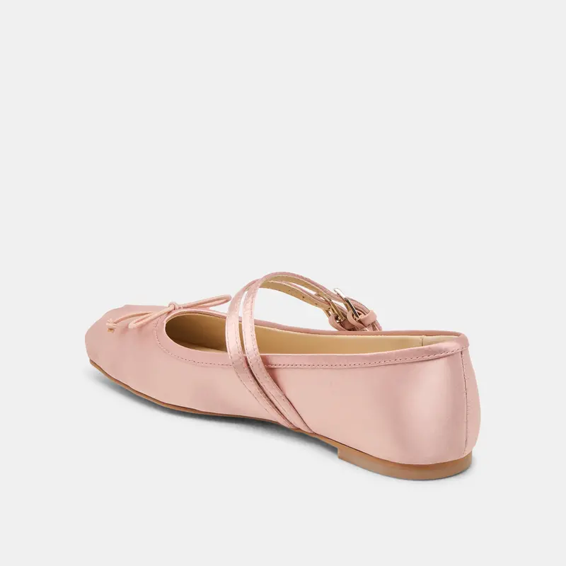 Gibsen Ballet Flats Blush Satin 7