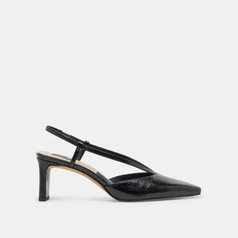 Ginay Heels Black Leather 1