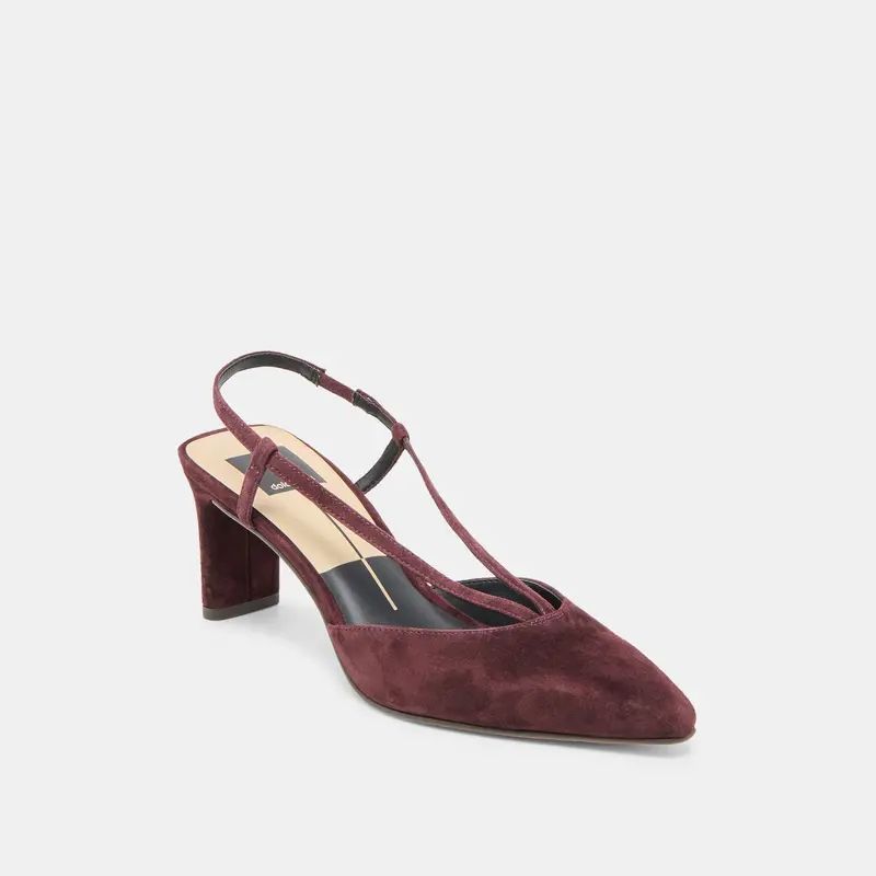 Ginay Heels Mulberry Suede 2