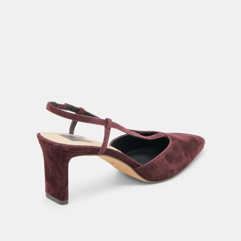Ginay Heels Mulberry Suede 3