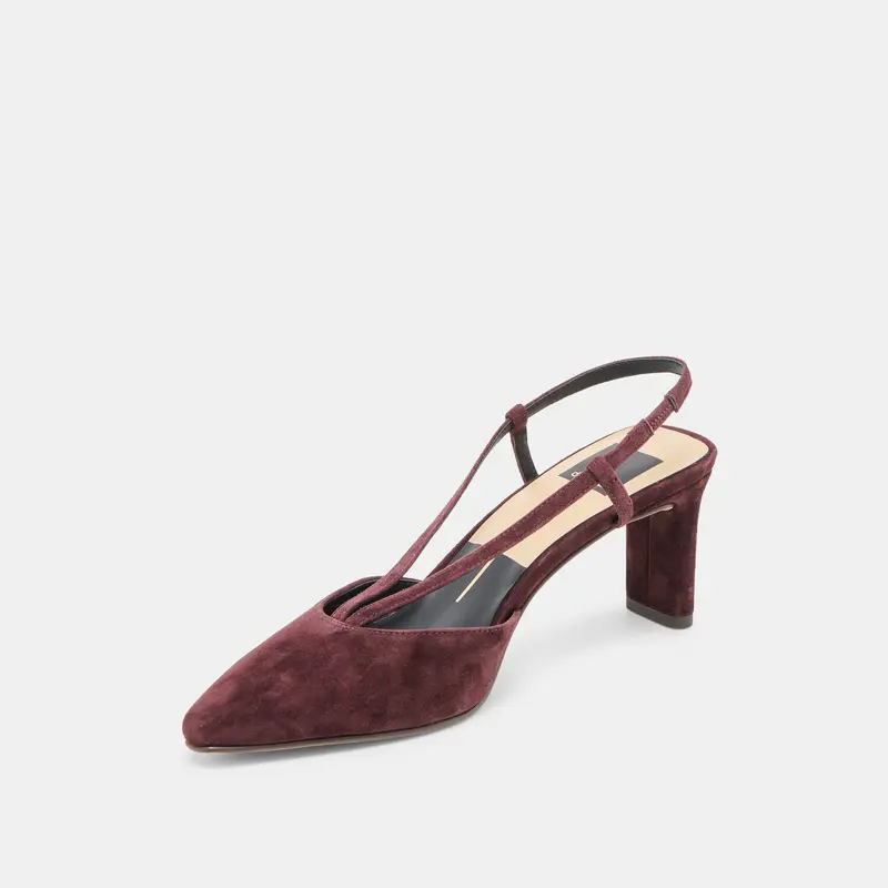 Ginay Heels Mulberry Suede 4
