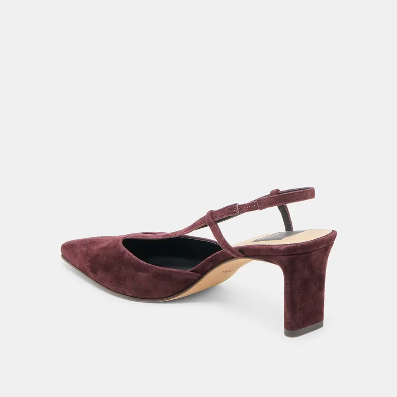 Ginay Heels Mulberry Suede 5