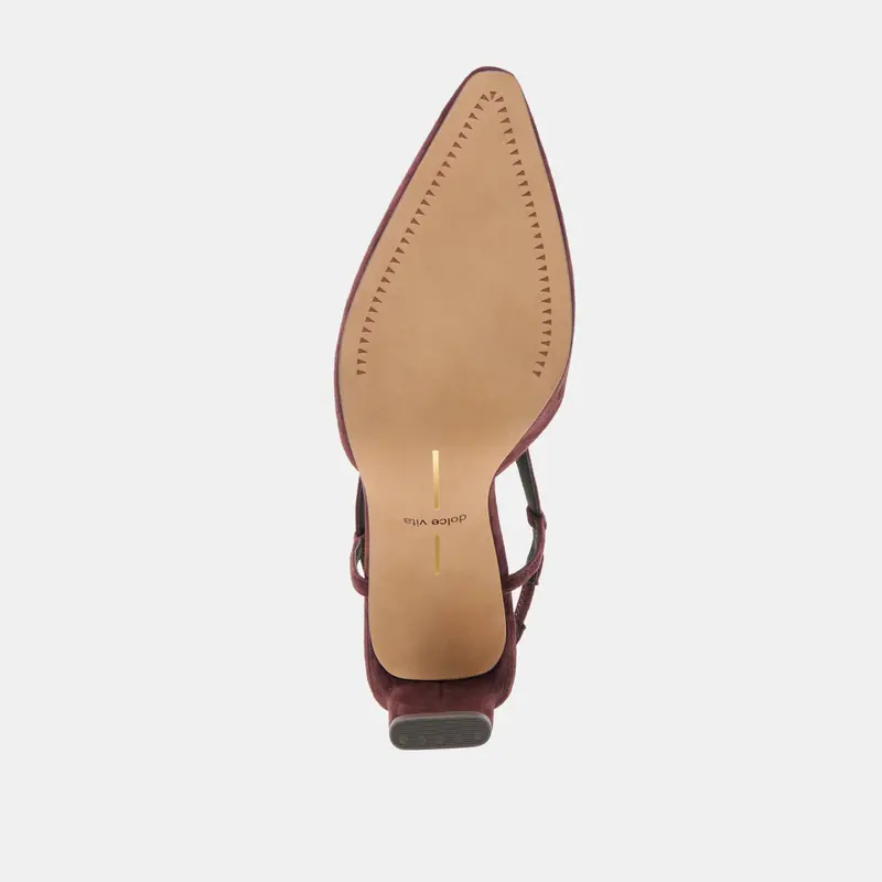 Ginay Heels Mulberry Suede 9