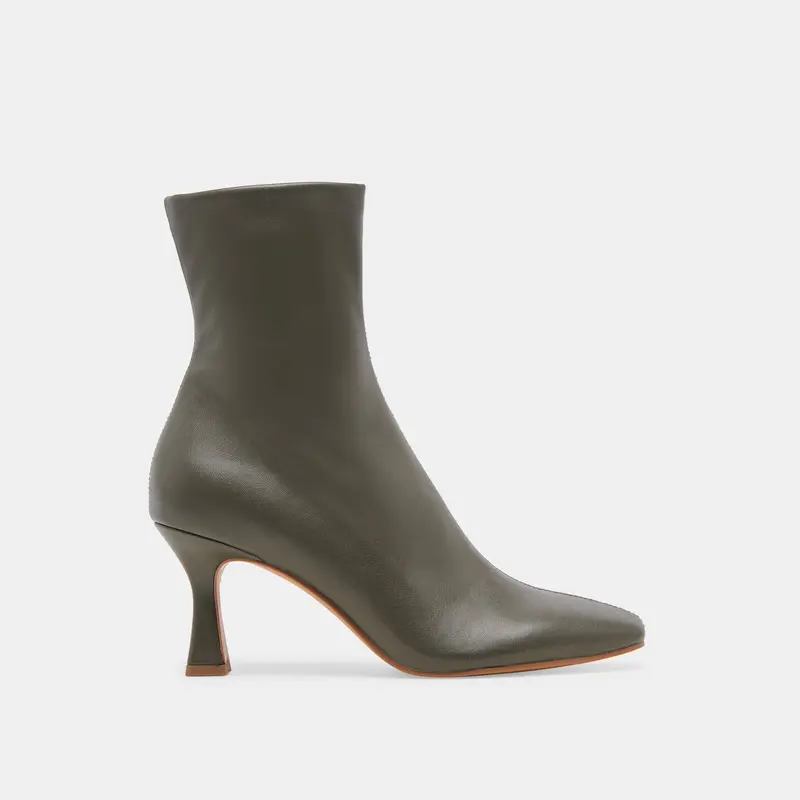 Glamor Wide Calf Boots Dark Olive Stella 1