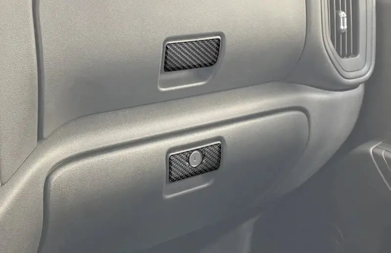 Glove Box Accent Overlays Fits 2019-2021 Chevrolet Silverado 1