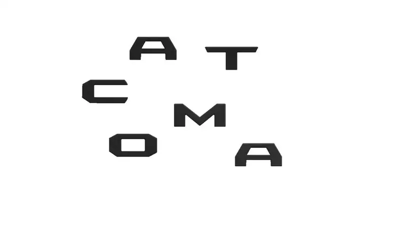 Glovebox Inlay (For 2016-2023 Tacoma) - Black 1