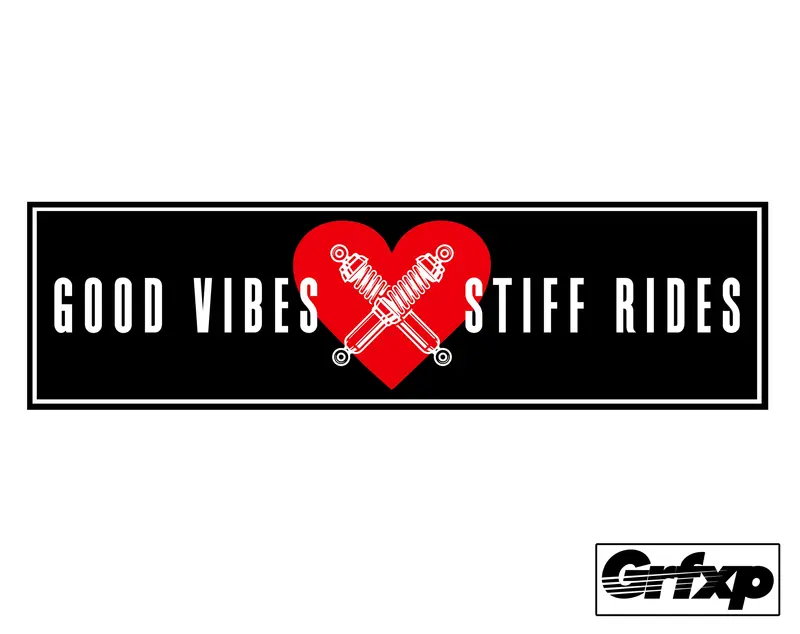 Good Vibes X Stuff Rides Printed Slap Sticker 1