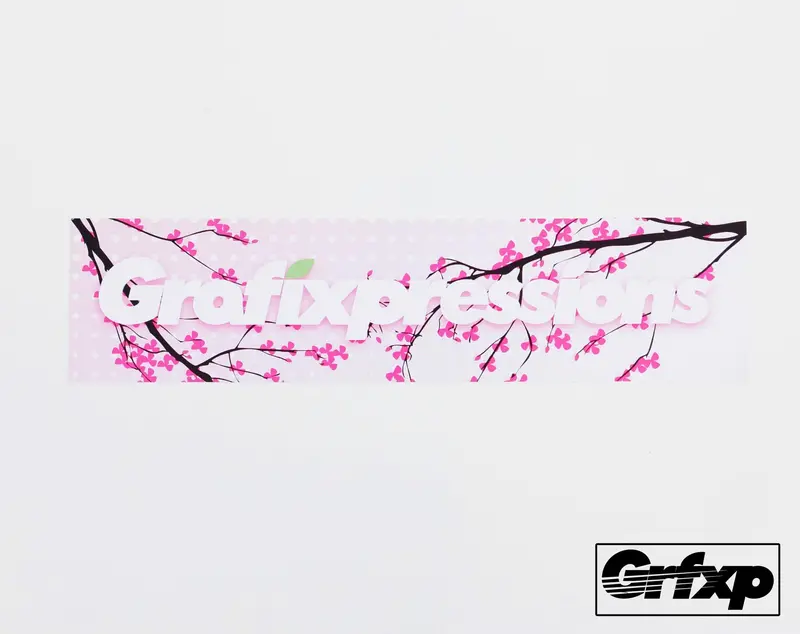 Grafixpressions Cherry Blossom Printed Sticker 1