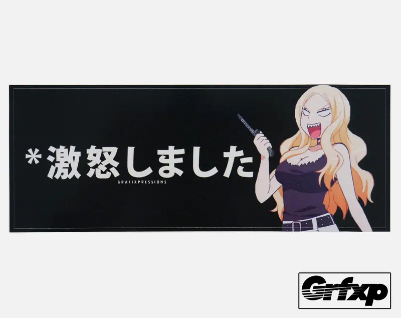 Grafixpressions Crazy Killer Printed Sticker 1