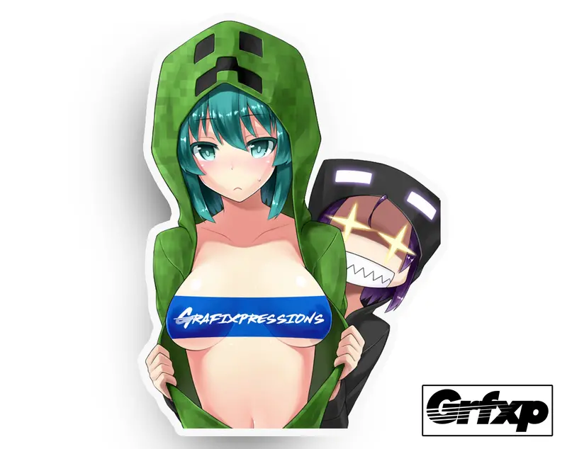Grafixpressions Slime-Girl Printed Sticker 1