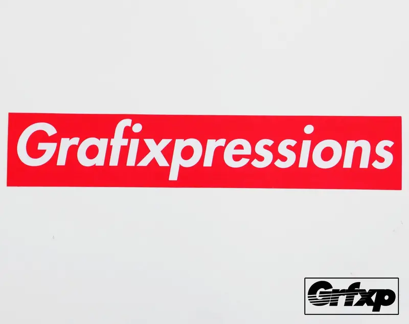 Grfxp Box "Supreme Style" Printed Sticker 1