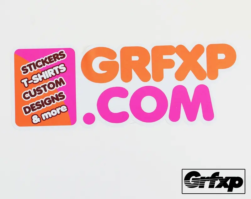 Grfxp Dunkin Donuts Style Printed Sticker 1