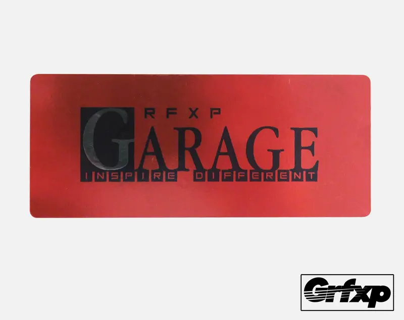 Grfxp Garage, Inspire Different Foil Printed Sticker 1