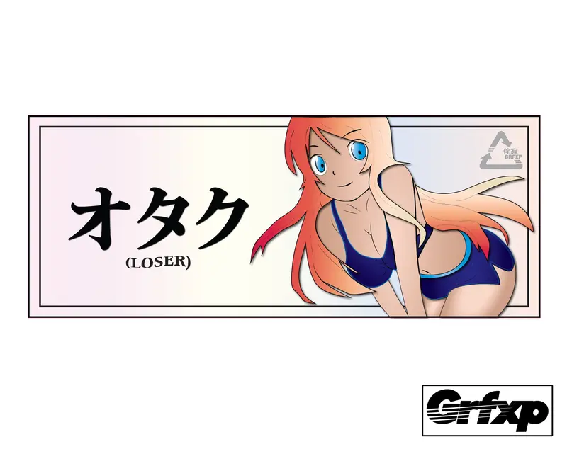 Grfxp Loser Printed Sticker 1