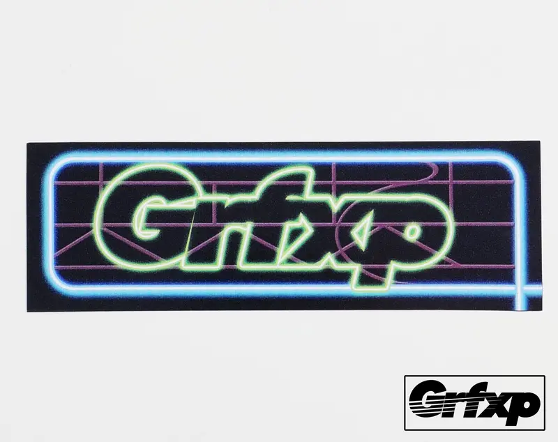 Grfxp Neon Sign Printed Sticker 1