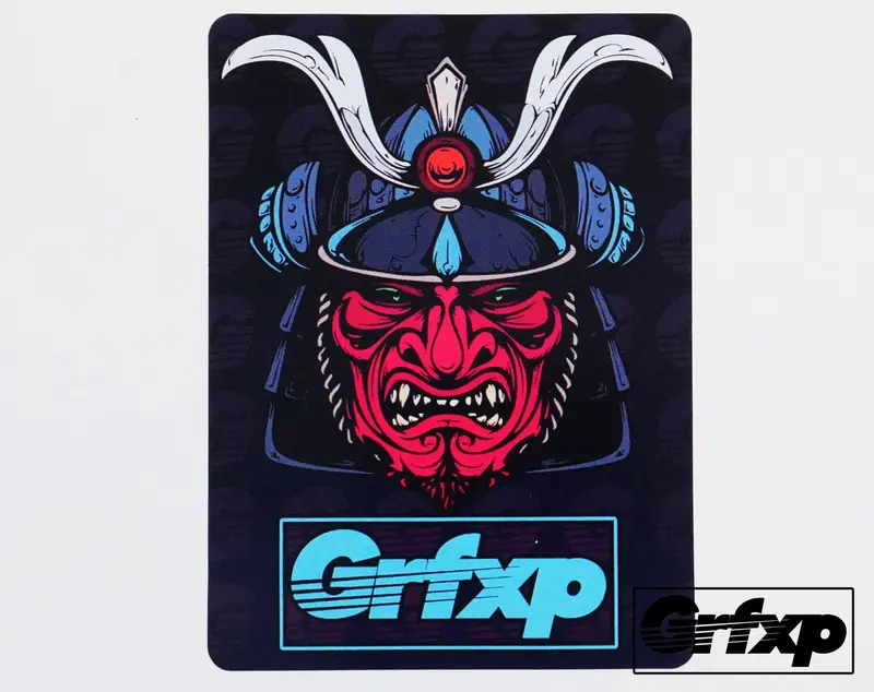 Grfxp Samurai Printed Logo Sticker 1
