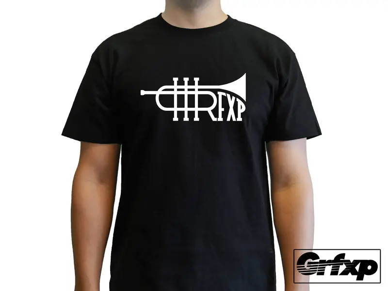 Grfxp (Trumpet Logo) T-Shirt 1