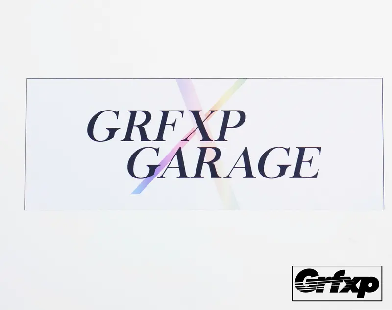 Grfxp X Garage Printed Sticker 1