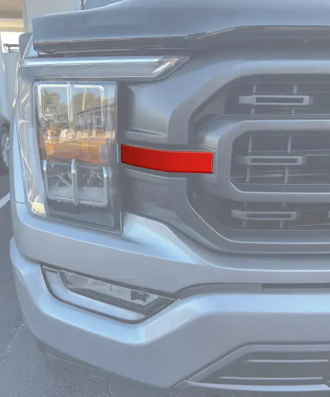 Grille Accent Trim Fits 2021-2023 Ford F-150 6