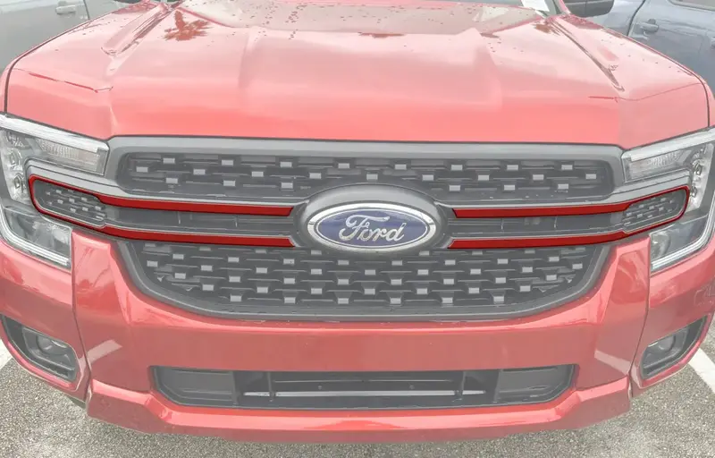 Grille Accent Trim Fits 2024-2026 Ford Ranger 1