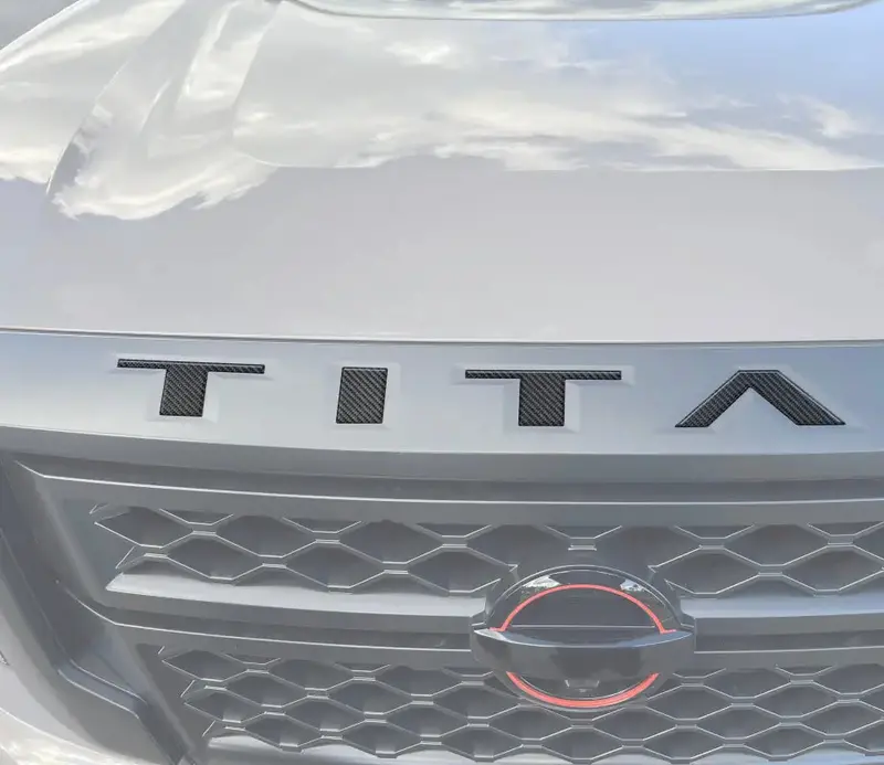 Grille Letter Inserts Fits 2022-2024 Nissan Titan 1