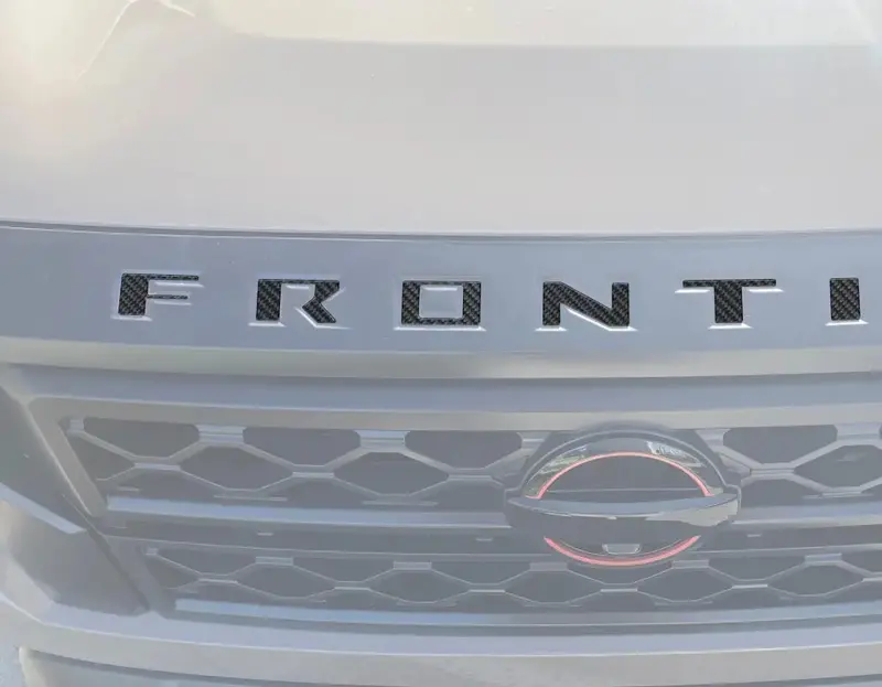 Grille Letter Inserts Fits 2022-2026 Nissan Frontier 1