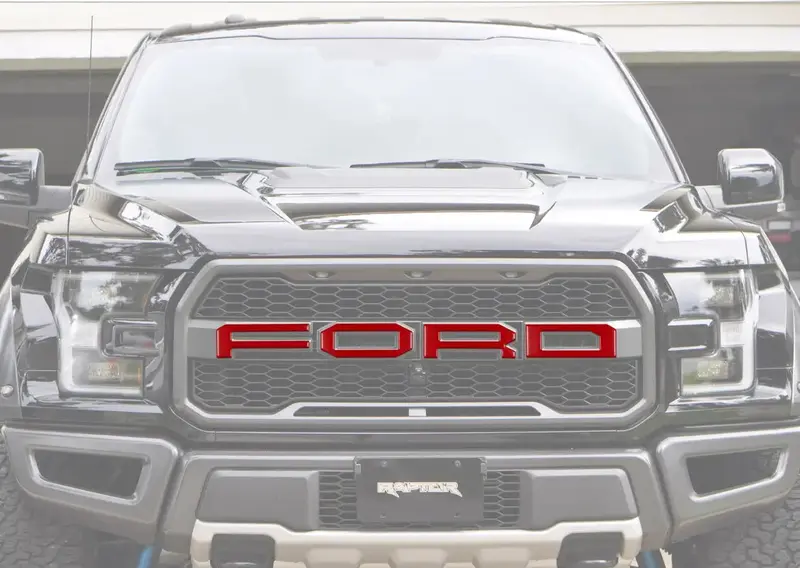 Grille Letter Overlays Fits 2015-2020 Ford F-150 Raptor 1