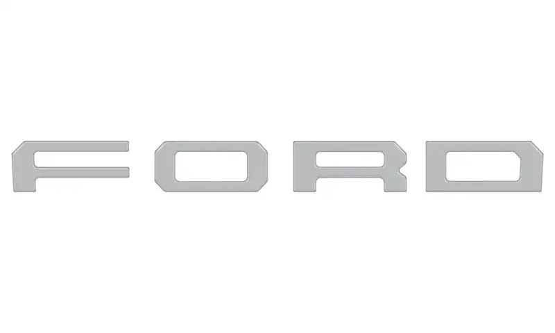 Grille Letter Overlays Fits 2019-2023 Ford Ranger 1