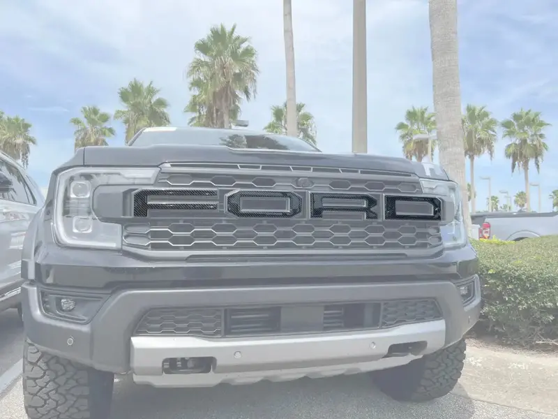 Grille Letter Overlays Fits 2024-2026 Ford Ranger Raptor 1