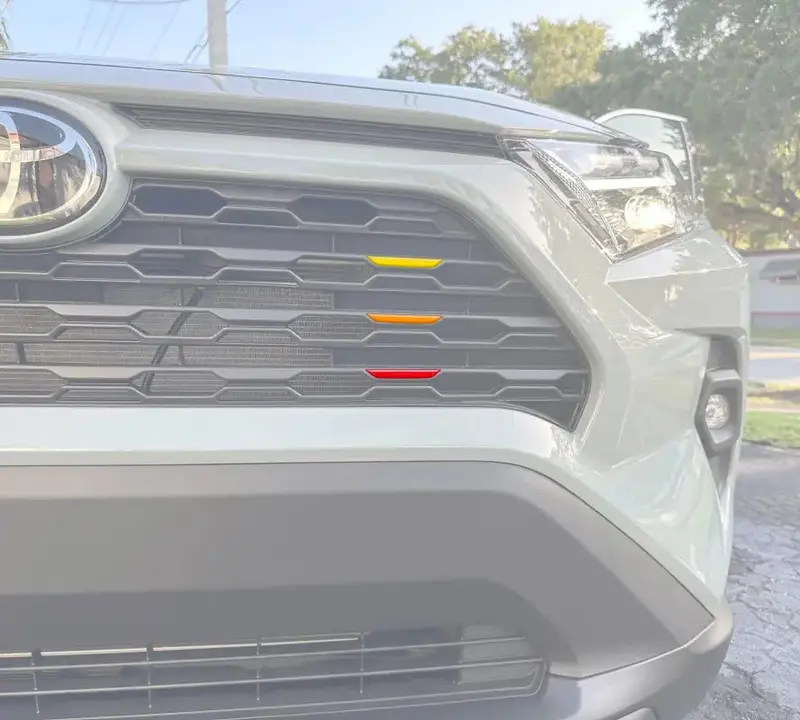 Grille Line Inserts Fits 2019-2025 Toyota Rav4 1