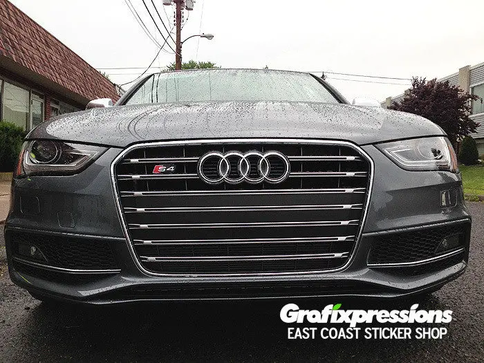Grille Strip Overlay Kit For B8.5 Audi S4/S-Line (2013 - 2016) 1