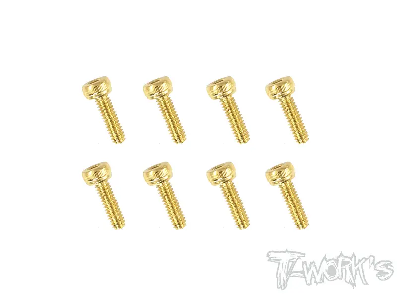 Gss-208H 2Mmx8mm Gold Plated Steel Hex. Socket Head Screws（8Pcs.） 1