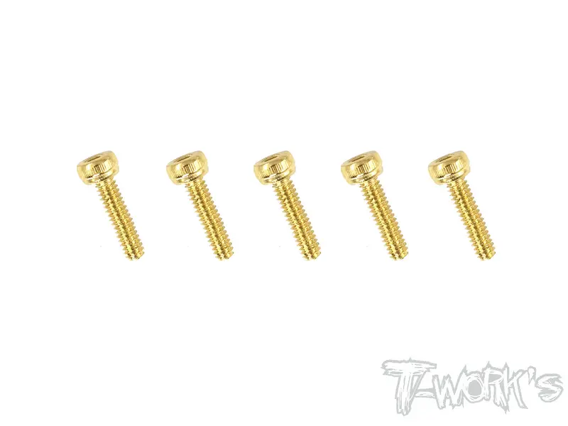 Gss-210H 2Mmx10mm Gold Plated Steel Hex. Socket Head Screws（5Pcs.） 1