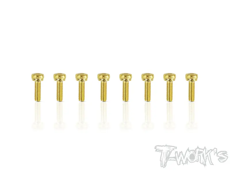 Gss-2508H 2.5Mmx8mm Gold Plated Steel Hex. Socket Head Screws（8Pcs.） 1