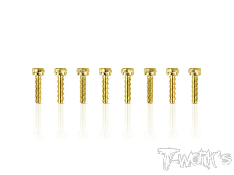 Gss-2510H 2.5Mmx10mm Gold Plated Steel Hex. Socket Head Screws（8Pcs.） 1