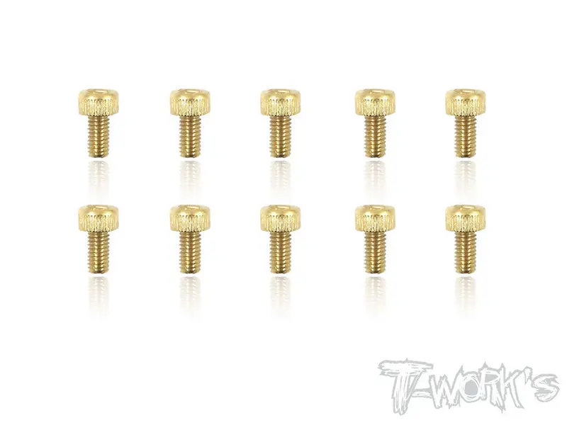 Gss-306H 3Mmx6mm Gold Plated Hex. Socket Head Steel Screws（10Pcs.） 1