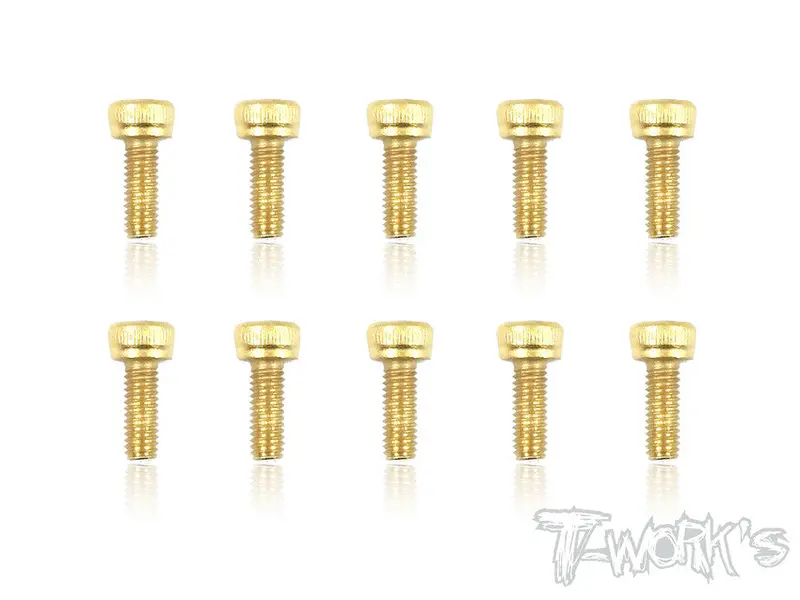 Gss-308H 3Mmx8mm Gold Plated Hex. Socket Head Steel Screws（10Pcs.） 1