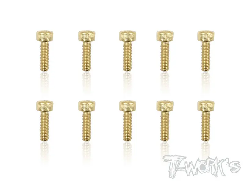 Gss-310H 3Mmx10mm Gold Plated Hex. Socket Head Steel Screws（10Pcs.） 1
