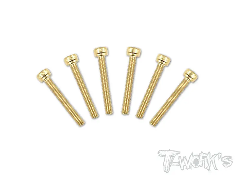 Gss-322H 3Mmx22mm Gold Plated Hex. Socket Head Steel Screws（6Pcs.） 1