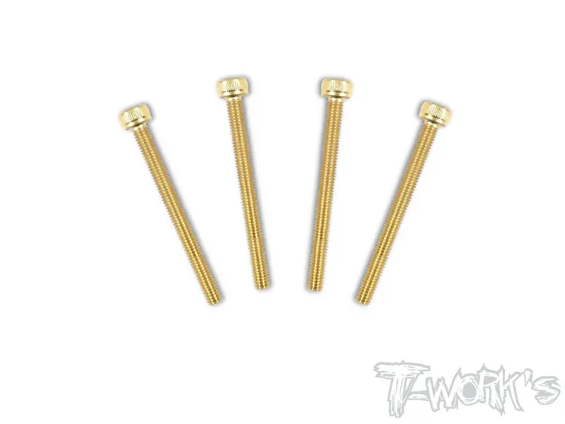 Gss-335H 3Mmx35mm Gold Plated Hex. Socket Head Steel Screws（4Pcs.） 1