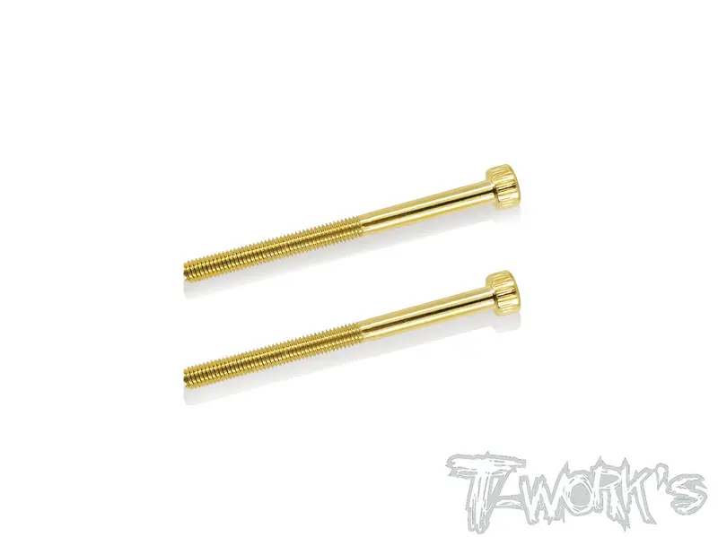 Gss-340Hh 3Mmx40mm Gold Plated Steel Hex. Socket Head Half Thread Screws（2Pcs.） 1