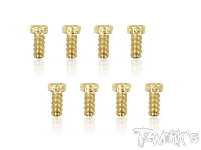 Gss-410H 4Mmx10mm Gold Plated Steel Hex. Socket Head Screws（8Pcs.） 1