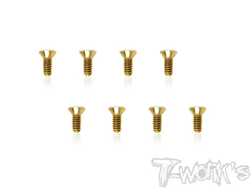 Gss-C    Gold Plated M2 Hex. Countersink Screws 1