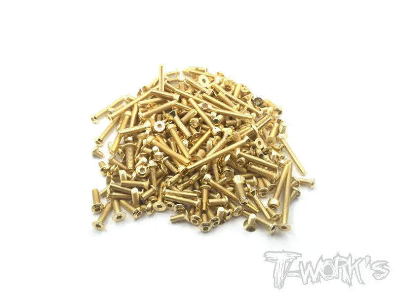 Gss-Rx816  Gold Plated Steel Screw Set 140Pcs.( For Xray Rx8 2016 ) 1