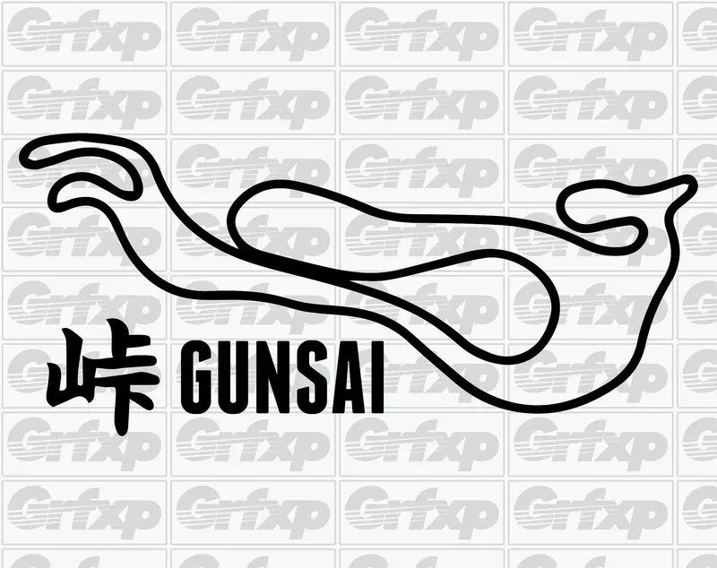 Gunsai Touge Sticker 1