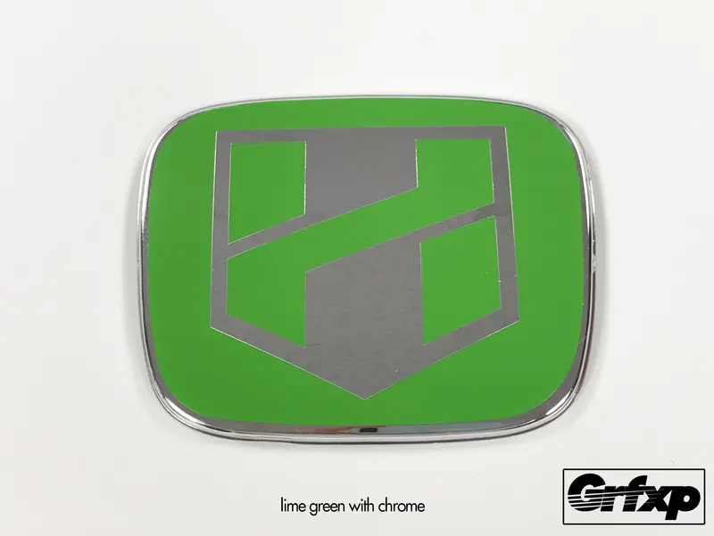H-Blade Logo, Jdm Emblem Color Changing Overlays Front & Rear Set 6