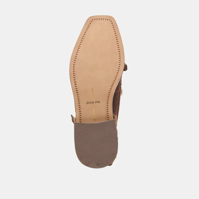Hamlit Plush Loafers Dk Brown Suede 11